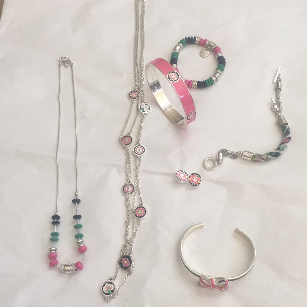 Vera Bradley Petal Paisley jewelry set